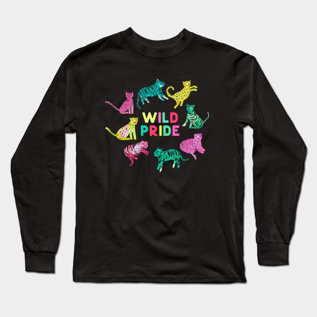 Wild Tigers Pride Long Sleeve T-Shirt by ninoladesign